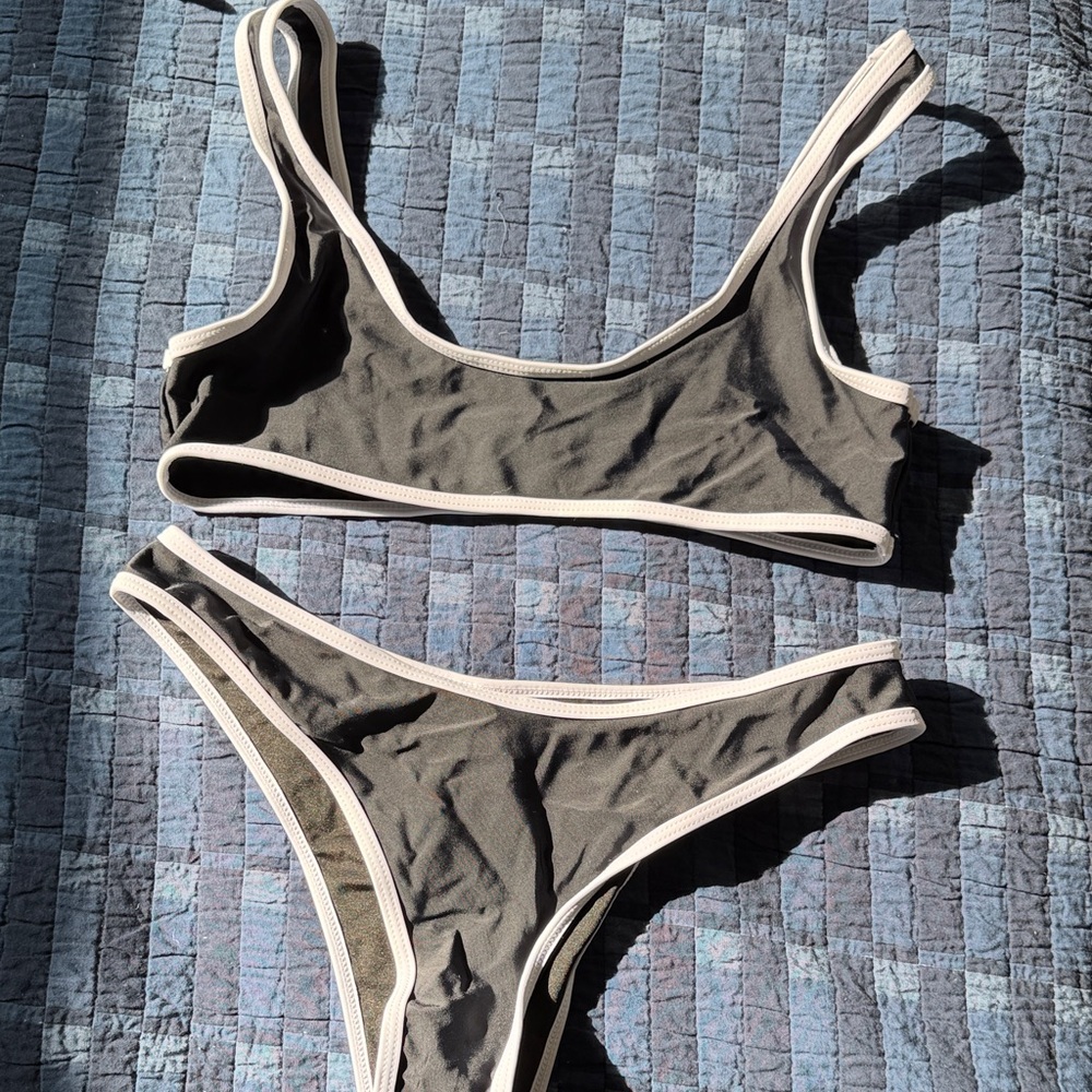 Black and White bikini set